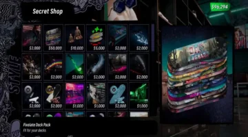 أدوات متجر Secret Store.. قائمة عناصر Tony Hawk’s Pro Skater 3+4 المرتقبة